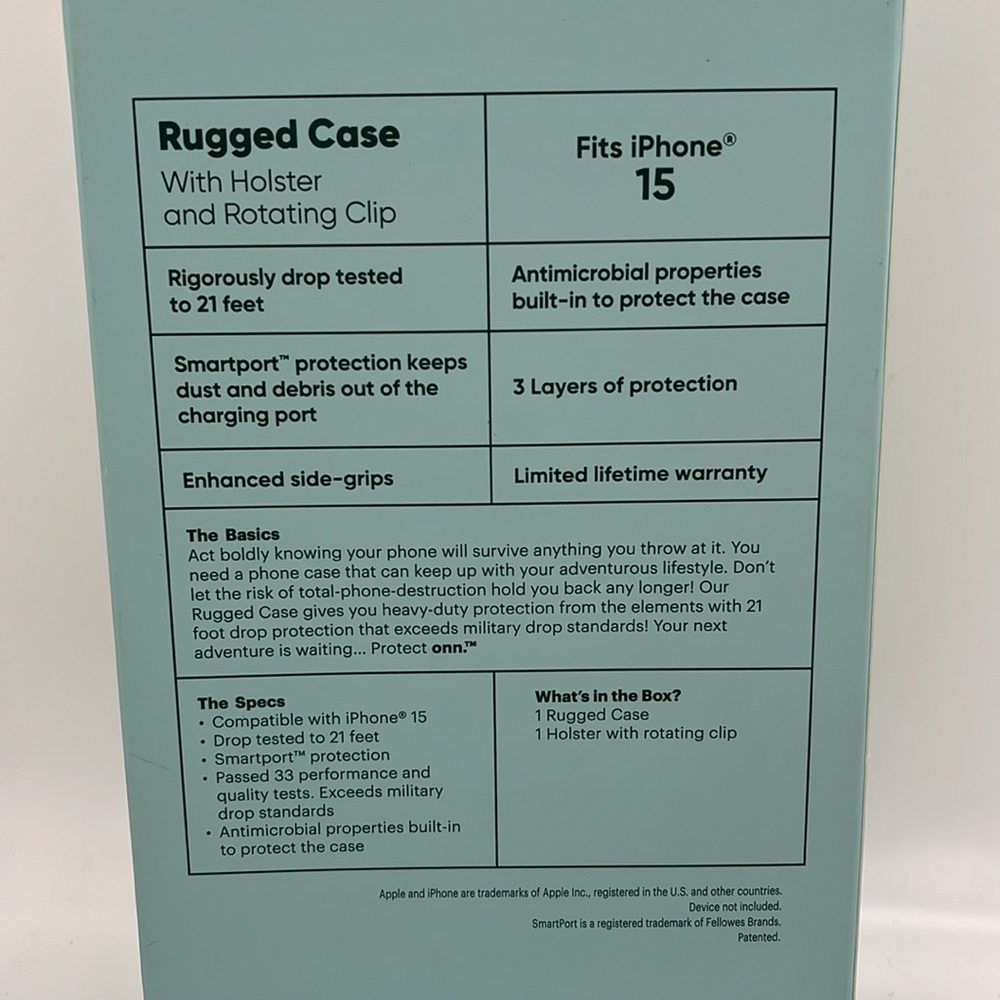 iPhone 15 Protect On Rugged Clear Rugged Case - Picture 4 of 4
